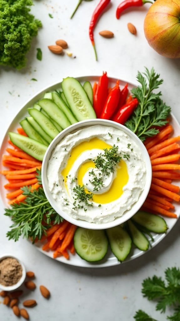 almond feta cheese dip