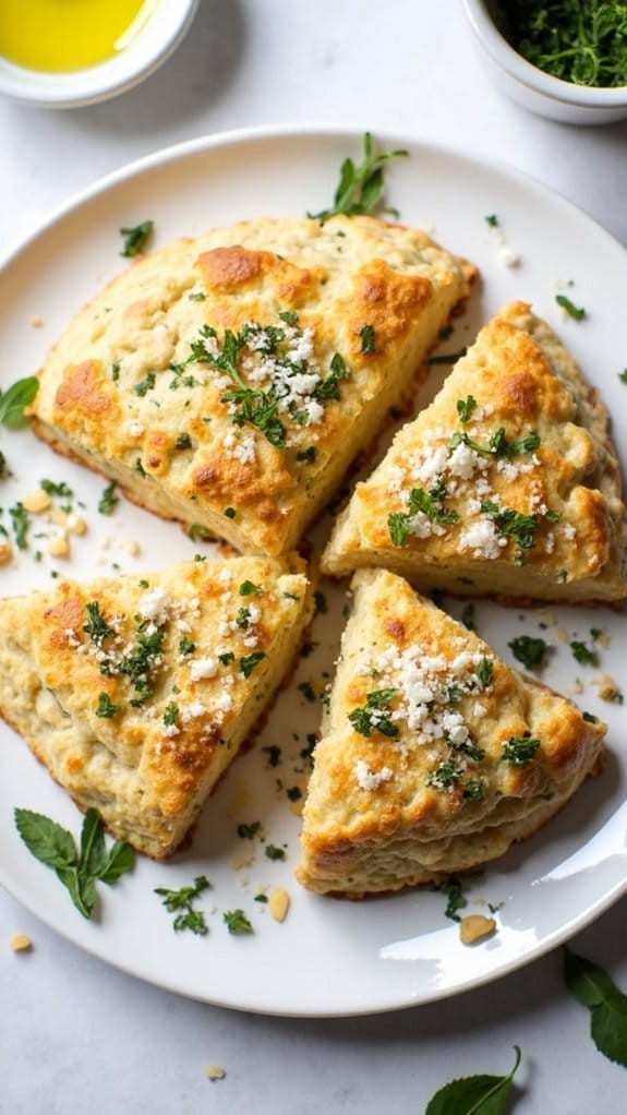 almond flour savory scones