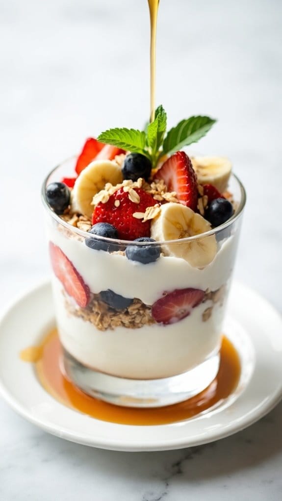 almond yogurt layered delight