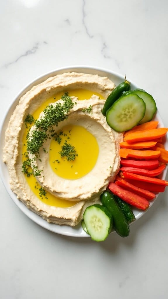 apple cider vinegar hummus