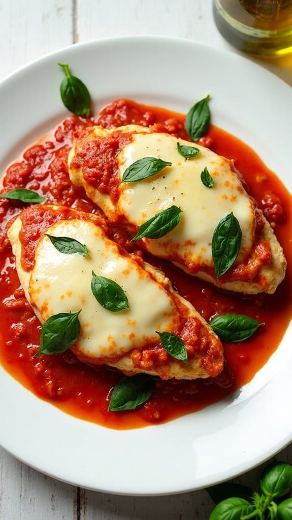 baked chicken with tomatoes