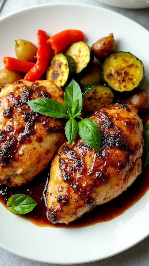 balsamic glazed chicken thighs