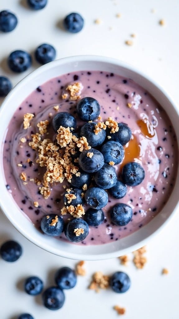 blueberry chia seed pudding