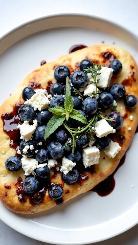 blueberry feta flatbread recipe