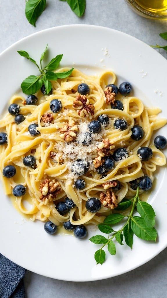 blueberry walnut pasta recipe