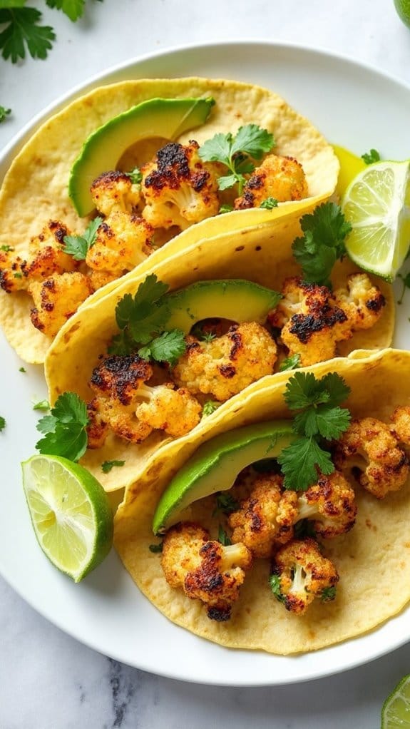 cauliflower filled taco recipe