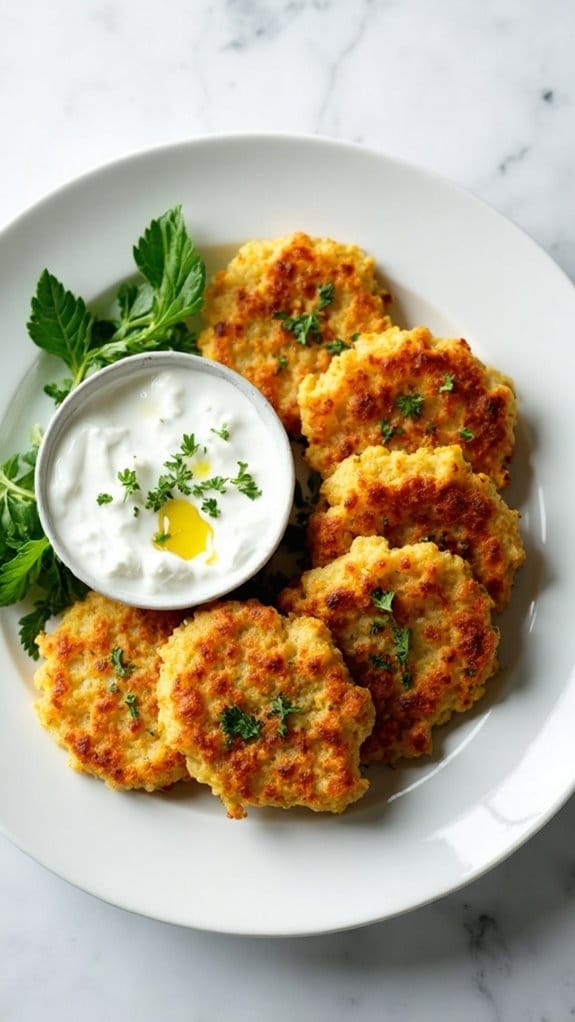 chickpea almond flour patties