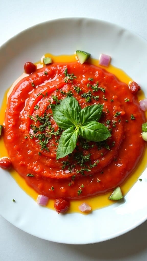 chilled diced tomato soup