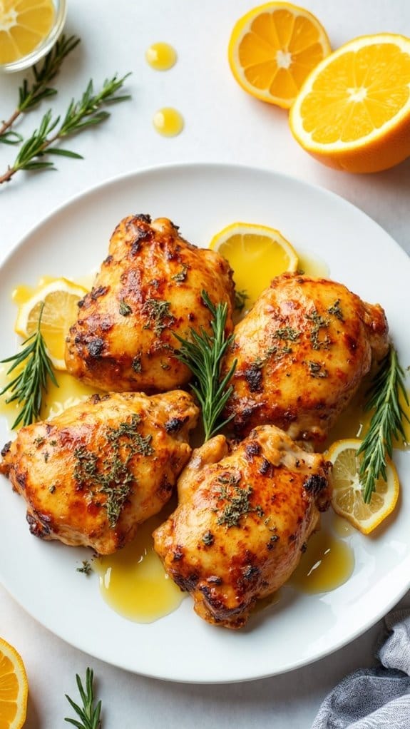 citrus flavored chicken thighs recipe