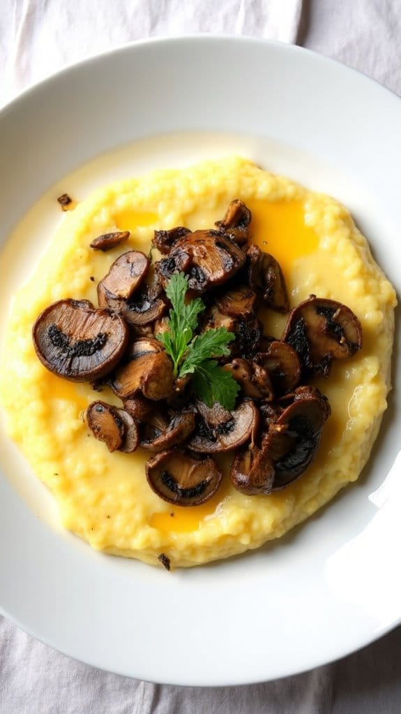 creamy mushroom polenta recipe