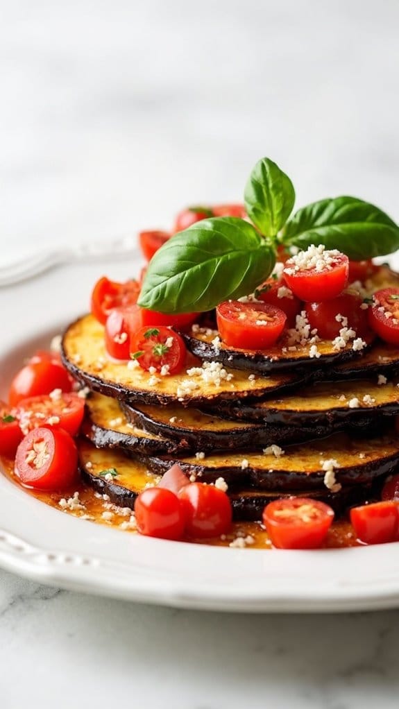 eggplant baked with tomatoes