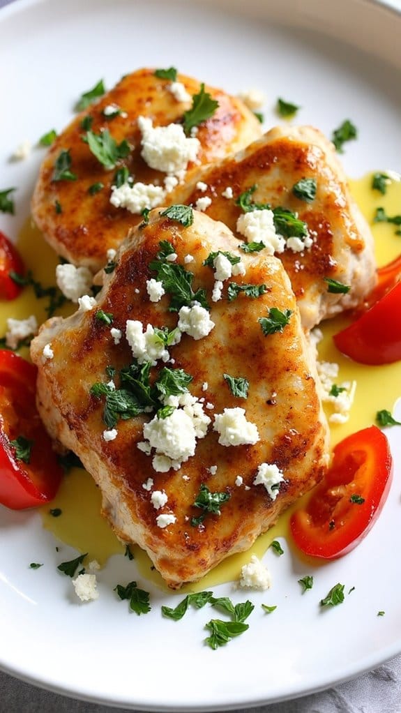 greek chicken with feta