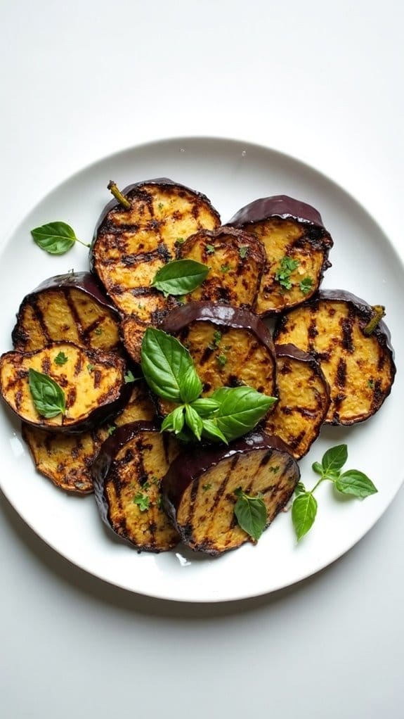 grilled eggplant with vinegar