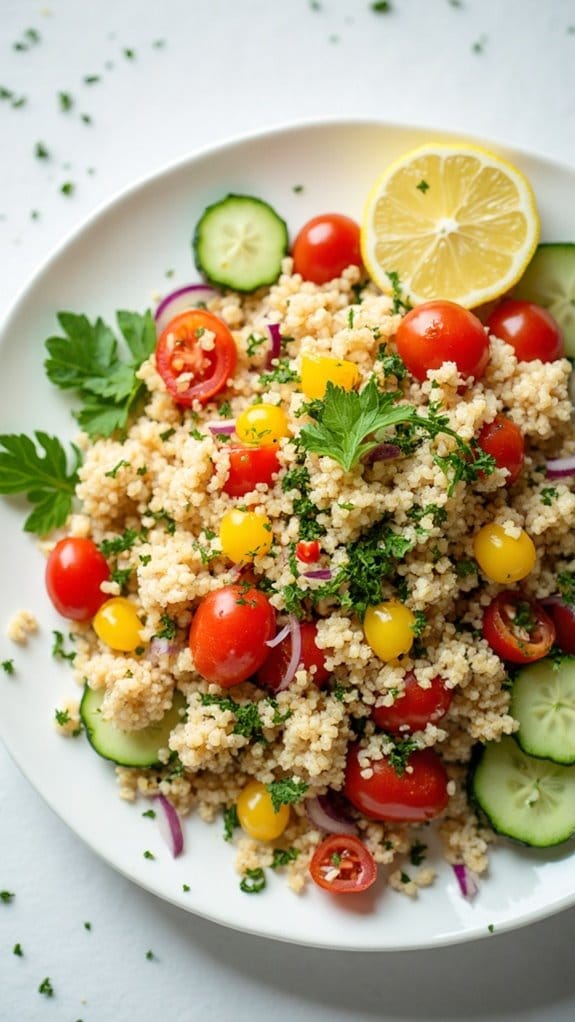 healthy chicken quinoa salad