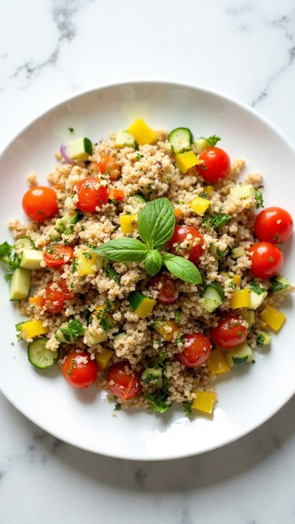 healthy turkey quinoa salad