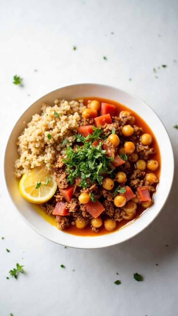 hearty turkey chickpea stew