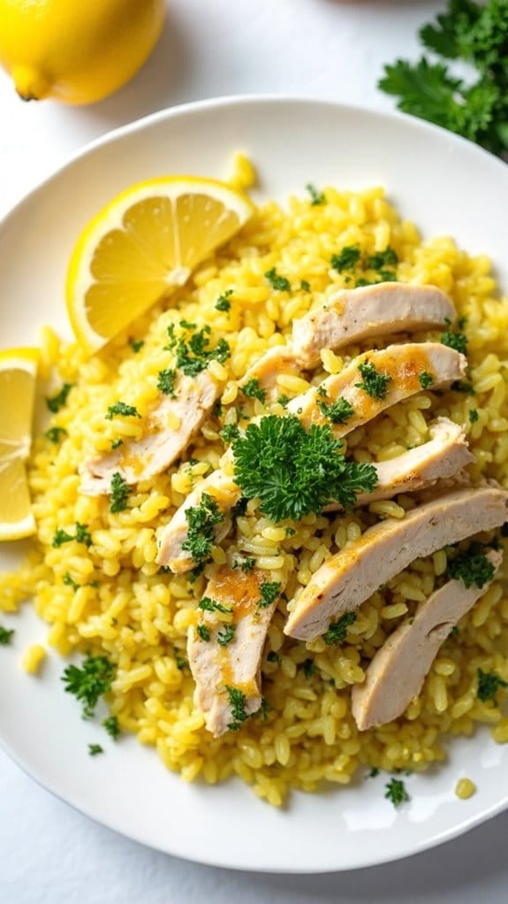 lemon herb chicken dish