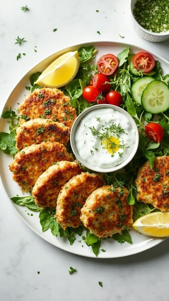 lemon herb chicken patties