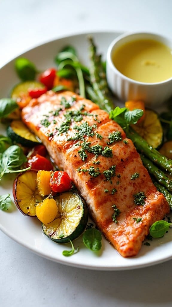 lemon herb grilled salmon