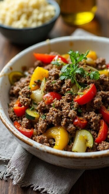 mediterranean ground beef recipes