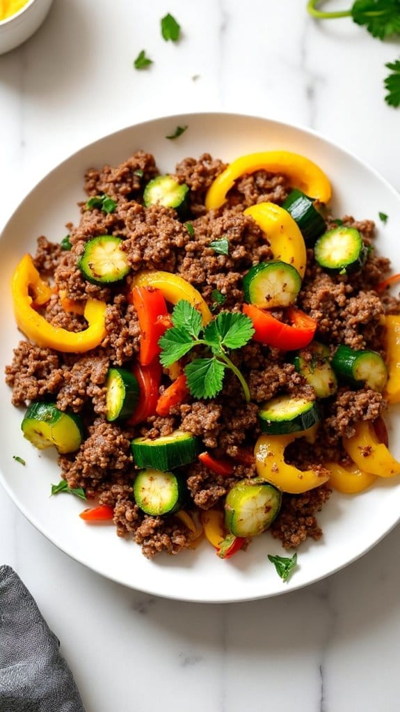 mediterranean inspired beef dish