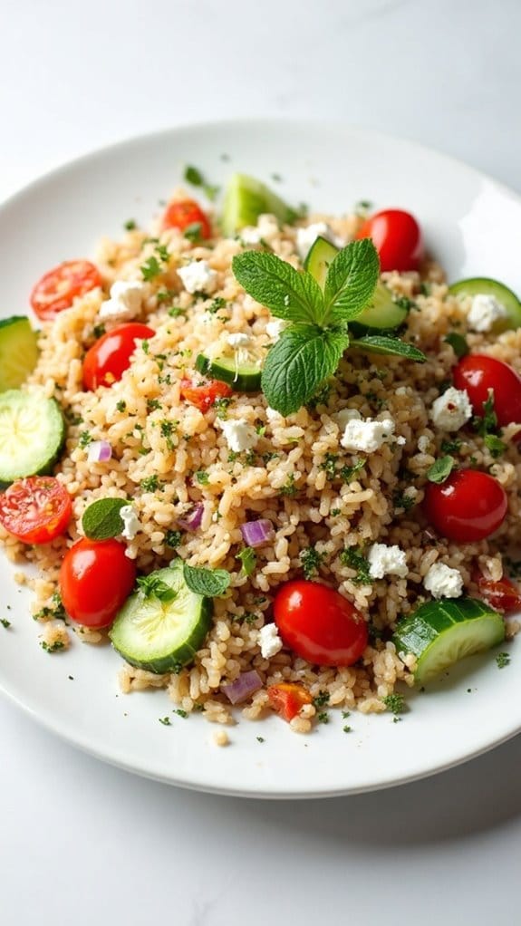 mediterranean rice salad recipe