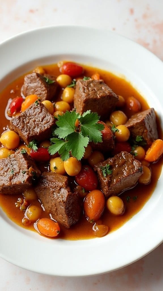 moroccan spiced beef stew