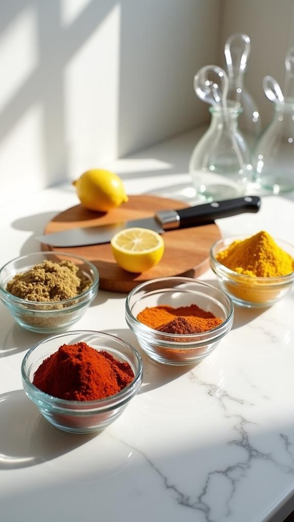 prepare spice blend mixture