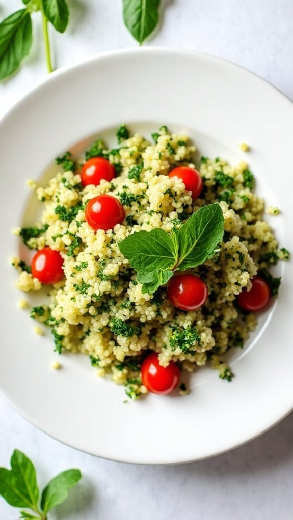 quinoa salad with vinegar