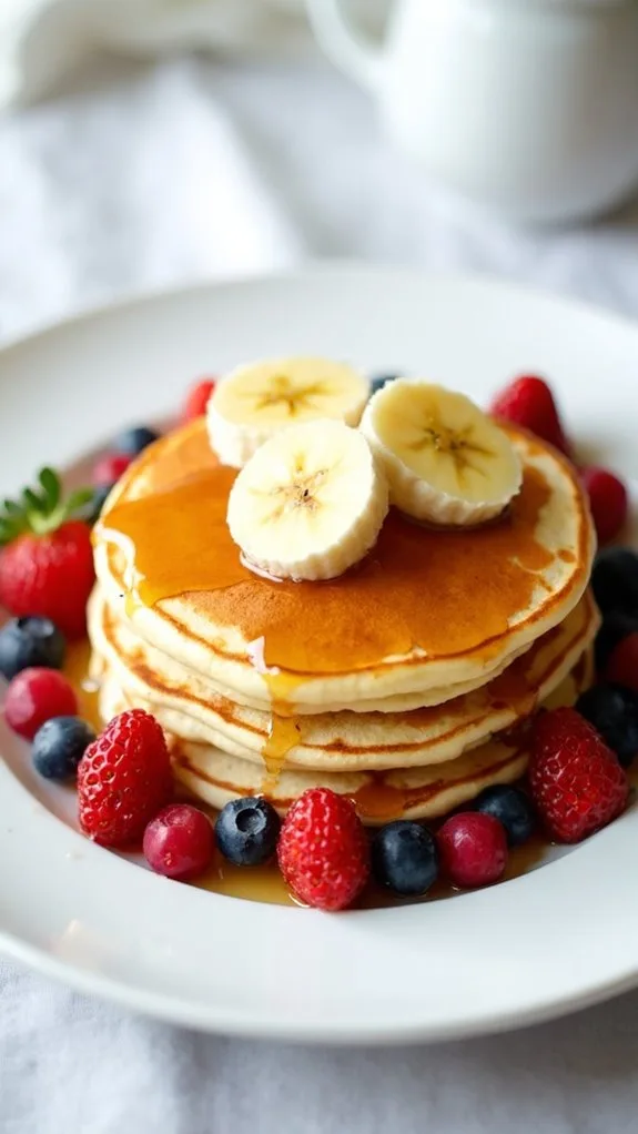 ricotta infused fluffy pancakes