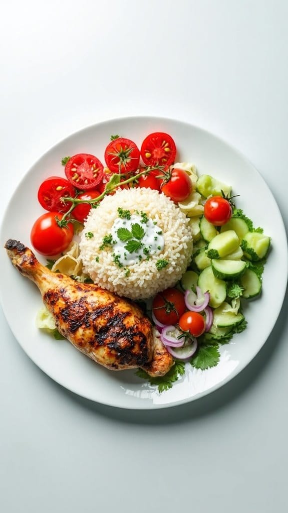 savory grilled chicken bowls