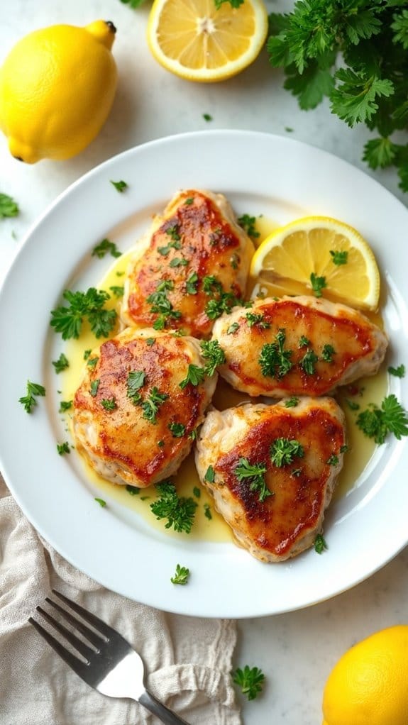 savory lemon garlic chicken