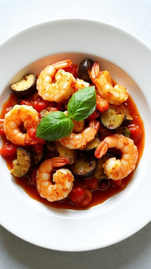 shrimp and vegetable dish