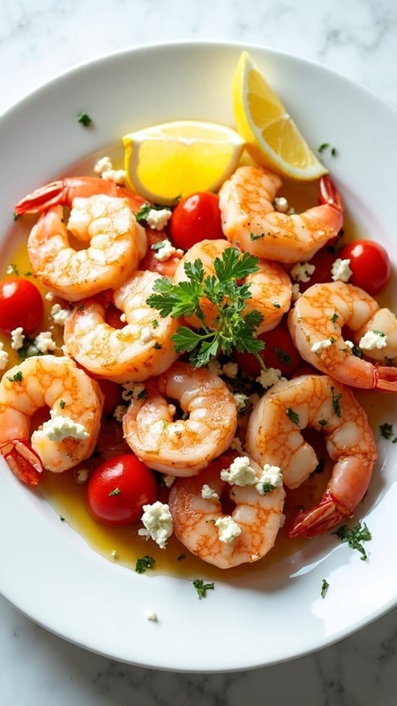 shrimp baked with feta