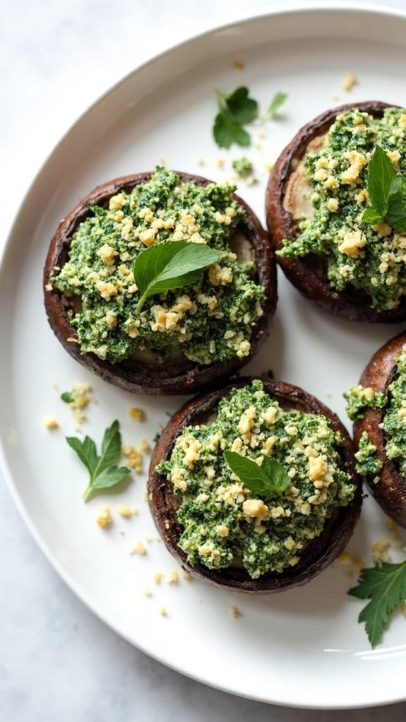 stuffed mushroom recipe idea