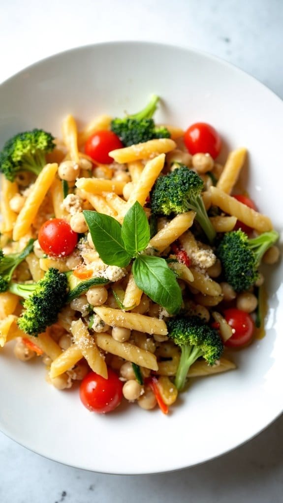 vegetarian pasta vegetable dish