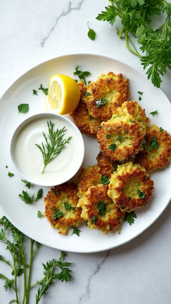 zucchini fritters with almond flour