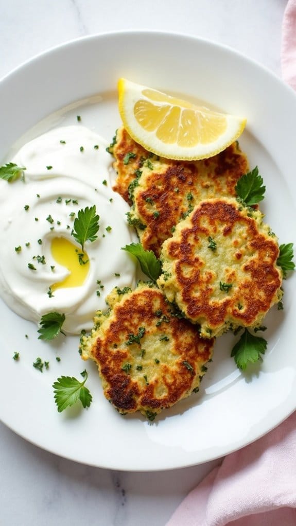 zucchini ricotta fritters recipe